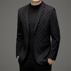 秋冬时尚新款男士商务休闲西服韩版西装修身单西外套QS3237-P165，男装西服，星座1105-3