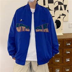 棒球服夹克春秋季新款男士情侣秋装外套大码男生上衣潮流MY6545，男装夹克，星座1116A-1（原606A）