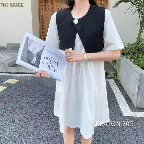 两件套连衣裙，女装连衣裙，雪蘭桐