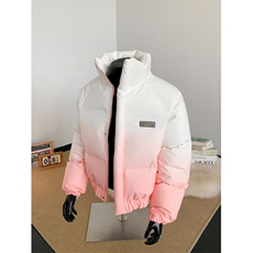 XZ-230-1MY702冬款假模简约轻奢扎染渐变休闲立领面包服P118控158，鞋类箱包手腕包，星座230-1