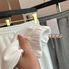 新款女装休闲裤白色束口单裤高品质百搭运动裤春季必备搭配卫裤，女装休闲裤，桦兴羊绒