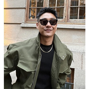 网图骑兵服夹棉外套短款显壮硬汉工装夹克棉服 A025-QY15016-P89图片