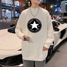 M18008-P45加绒款-P65半高领毛衣男士大码针织衫男毛线衣男，男装针织衫/毛衣，电商A040