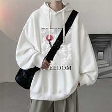 连帽卫衣男大码运动服帽衫外套WY2326-P35加绒款-P40，男装卫衣，电商A040