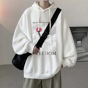 连帽卫衣男大码运动服帽衫外套WY2326-P35 加绒款-P40图片