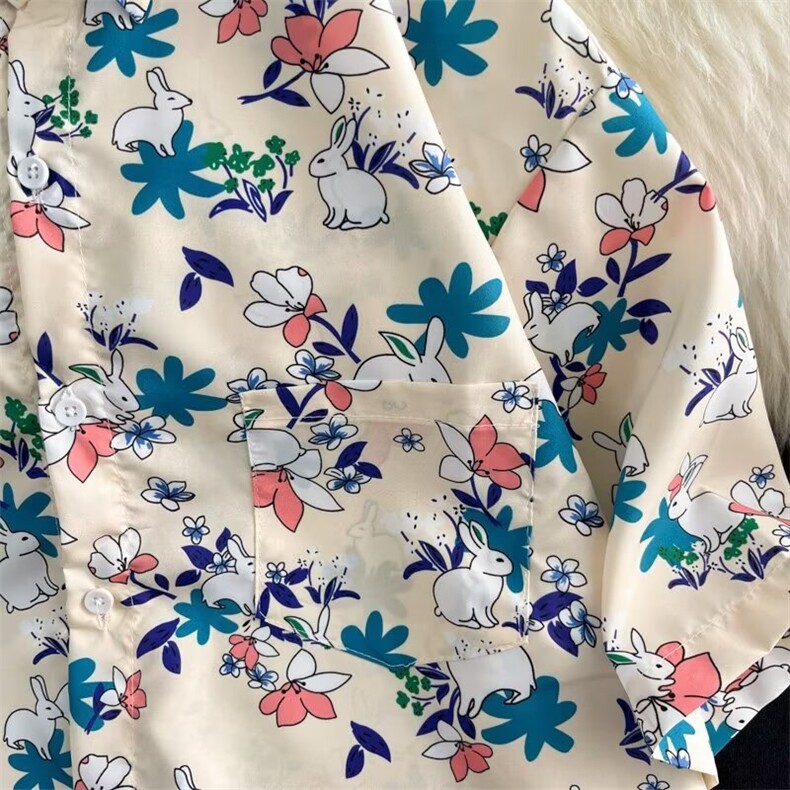 夏季提花碎花短袖衬衫翻领宽松流行衬衣CS8002,男装衬衫,星座1013