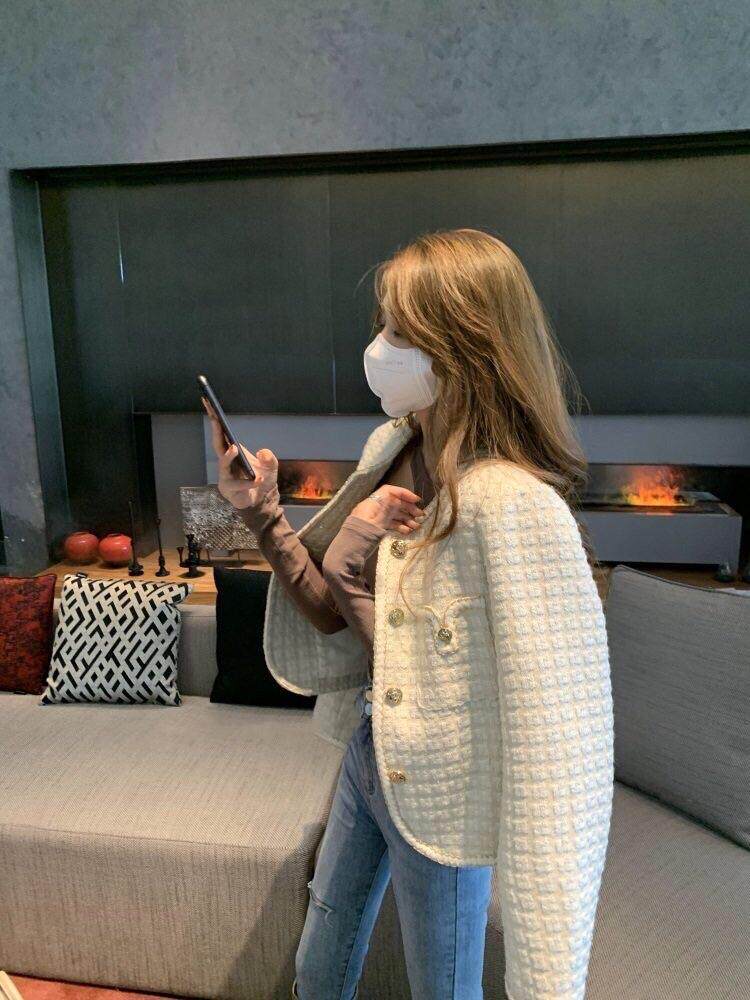 2021三色小金丝小香风外套，其它，贻思茗