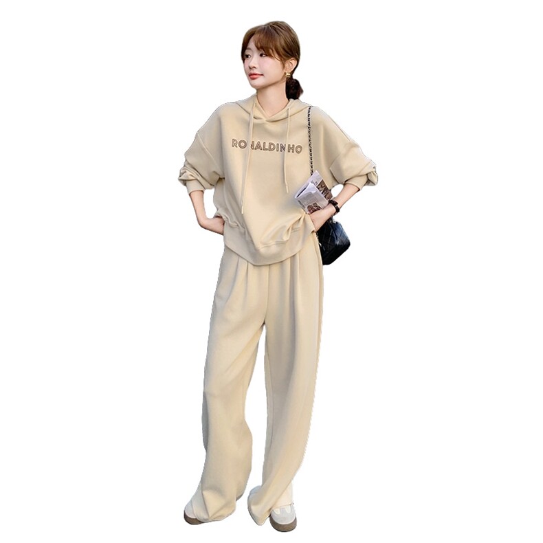 新品现货连帽卫衣发泡卫衣套装6912-P165-K228,女装套装/套裙,2C317