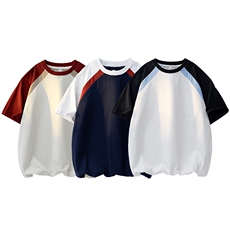 美式运动球服短袖男夏季潮牌重磅纯棉宽松休闲凉感t恤HH5712-P25，男装T恤，星座1206（原A206）