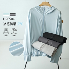 【UPF50+】防晒衣X5459-TP35控价68夏季印花连帽轻薄防晒运动上衣，男装夹克，电商A102-1