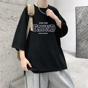 春夏季七分袖t恤男大码五分袖男短袖中袖 Q11295-P30图片