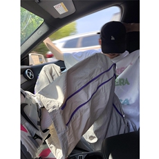 现货~多巴胺尼龙速干裤侧拉链撞色伞兵裤1XZ502-K758-P55控79，男装休闲裤，星座502