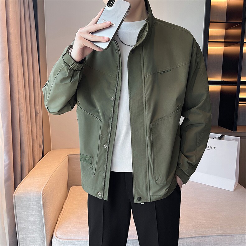 男生简约上衣夹克外套百搭款JK8402-P95,男装夹克,星座1012-1