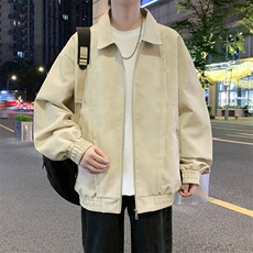 JK6833-P78L-9XL秋季新款大码美式重磅翻领休闲夹克控128，男装夹克，星座109