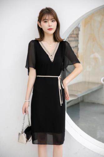 夏季新款连衣裙，女装连衣裙，红 日