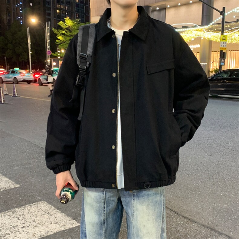 美式复古翻领外套男士秋季新款休闲高端行政夹克JK02560-P88,男装夹克,星座308B-2