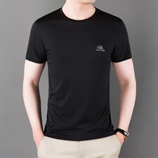 短袖男士T恤2023夏季新款圆领宽松时尚潮流百搭休闲男装上衣，男装T恤，电商B212（原钱塘6029）