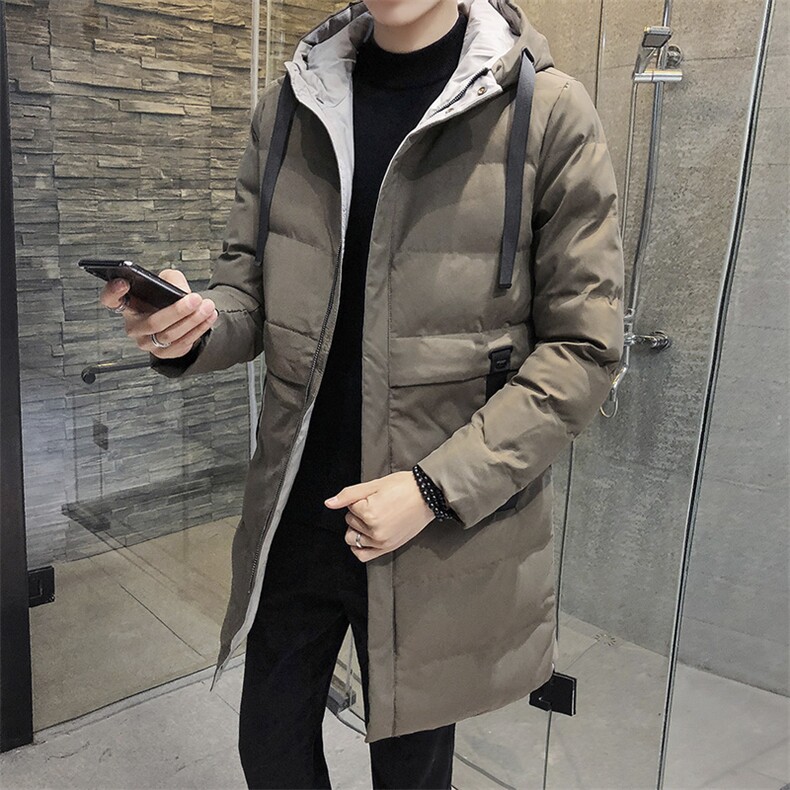 棉衣男韩版潮流冬季休闲棉服2021新款中长款棉袄外套潮DS270T,男装棉衣,电商A102
