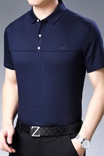 2023夏季新款中青年男士内搭体恤衫短袖宽松休闲运动大的POLO衫，男装T恤，电商B212（原钱塘6029）
