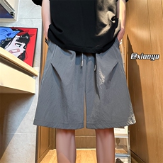 XZ616夏季新款伞兵裤褶皱设计感冰丝速干短裤TY2496特P23控48，男装牛仔裤，星座512A（原616）