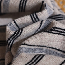 2025年秋季新款百搭女士三色条纹撞色阔腿裤，女装休闲裤，玛莎羊绒