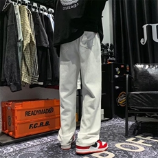 牛仔裤男秋季潮大码休闲裤子高街N118P40，男装牛仔裤，星座1116-2