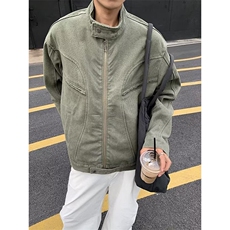 高质量牛仔裤男士韩版潮流美式高街2025春季ins宽松外套W5896-P98，男装牛仔裤，星座412-3