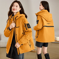 衣珂纱朗-2D044-现货主推25冬冲锋羽绒外套加厚防风羽绒服，女装羽绒服，衣珂纱朗