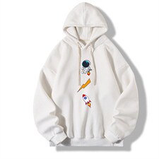 纯棉连帽卫衣男大码运动帽衫宽松薄WY2165-P35加绒款-P40，男装卫衣，电商A040