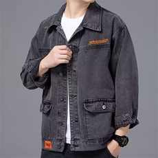 1506-1/NG101/P54牛仔外套建筑工人耐磨多口袋工装夹克男外，男装工装外套，星座1506-1