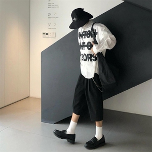 白色衬衫高级感标语字母外套男女春夏季宽松休闲松弛慵懒防晒衬衣图片