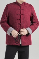 冬季现货风男装棉衣唐装加厚保暖复古大码提花外套8686-P150，男装棉衣，星座1105-3