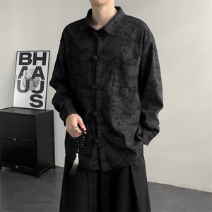 2025秋冬新款 灯芯绒 清明上河图 新中式盘扣唐装汉服 2535-P60图片