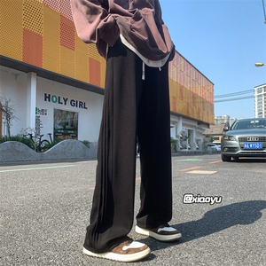 XZ616 秋季新款卫裤折皱设计感休闲裤 TY953 M-5XL P45控58图片