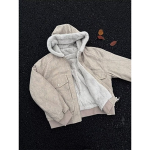 网图 重磅美式纯棉工装座山雕棉服外套 W1886/特P115图片