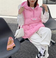 羽绒马甲现货，女装马甲，DTU（大图）