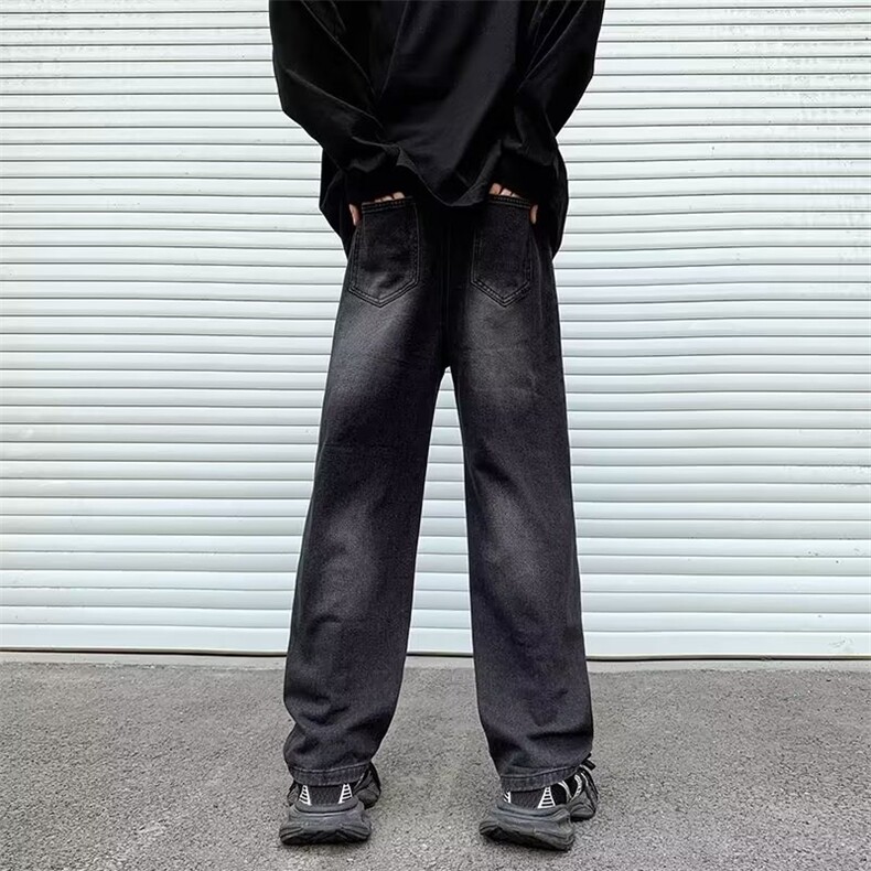 美式牛仔裤男款秋季长裤潮N6041P42,男装牛仔裤,星座1116-2