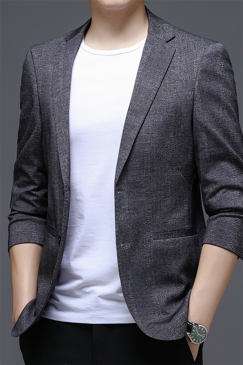 秋季新款西装男西服简约外套西服商务休闲小西装单西,男装西服,电商B360