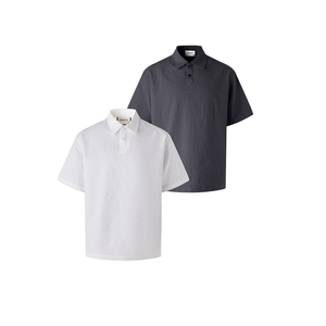 3D图 美式速干透气泡泡纱短袖polo衫翻领T恤上衣男 H1097特P28,男装Polo衫,电商A341