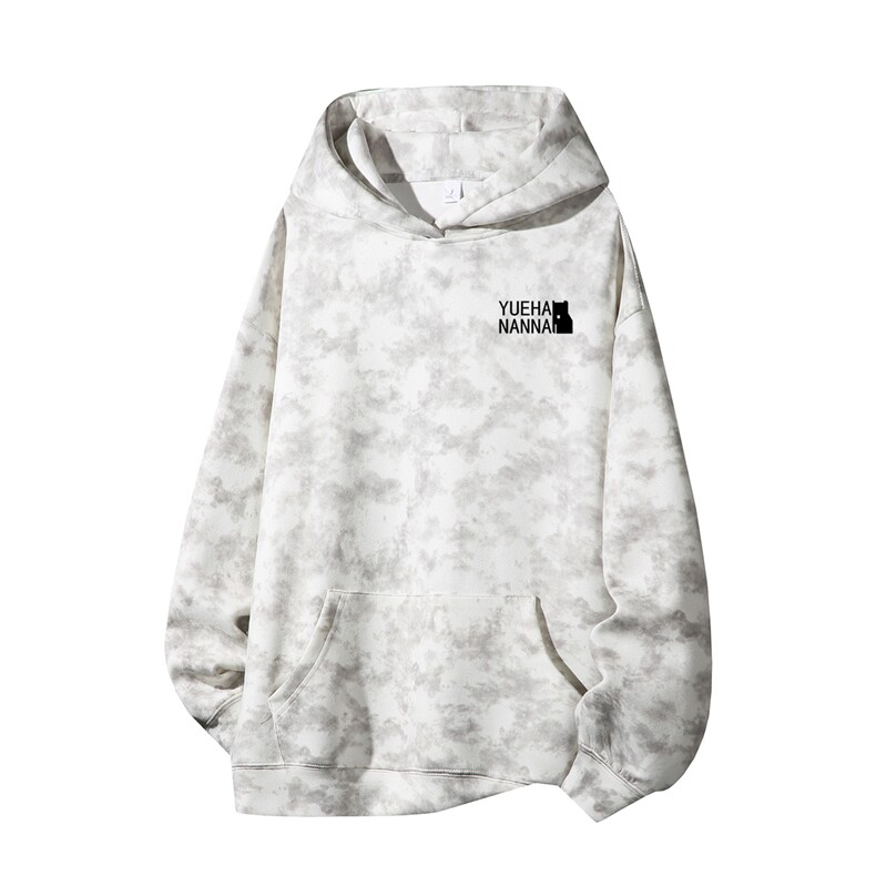 得物供货、重磅420克现货麂皮绒扎染卫衣HD019-1-WL25230ZR-P45，男装卫衣，电商019-1