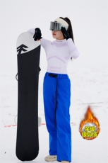 冬日多巴胺穿搭滑雪裤男女同款加绒保暖防水登山裤K1002J加绒-P75，男装休闲裤，电商A001-1