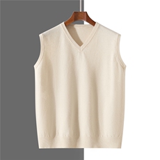 2025年秋季时尚百搭通勤简约休闲V领马甲，男装背心/马甲，牧绒家园