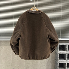 冬季新款加棉假两件拼接潮流轻奢夹克外套男款简约风潮MF388-P95，男装夹克，星座412-3