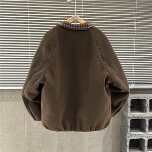 冬季新款加棉假两件拼接潮流轻奢夹克外套男款简约风潮MF388-P95