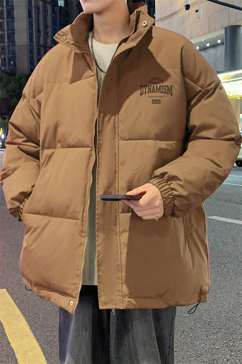 ！2024冬季新款男士立领棉衣百搭情侣印花棉服外套MY311特P55,男装棉衣,电商B220