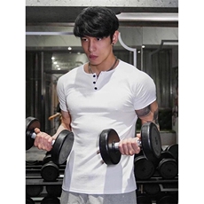 XZ809A/PPVV05/P35/控48抖音品质情侣亨利杉T恤，男装T恤，星座809A(原222-1)