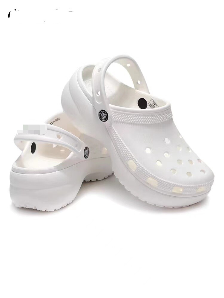 2025年秋季平底日常包头云朵款厚底洞洞鞋，女鞋拖鞋，泰合衣坊