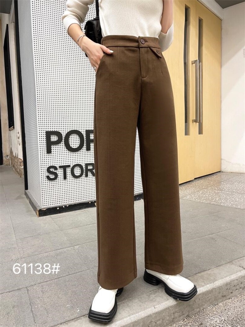 冬季新款尼料拉绒时装裤，其它，千百莲