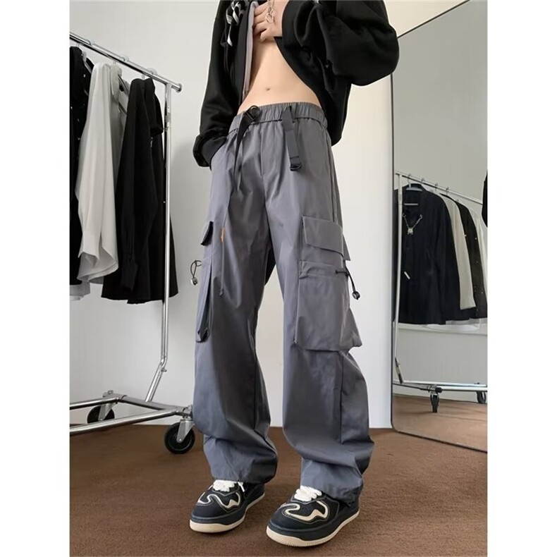工装百搭休闲裤男高街潮流户外冲锋裤长裤子G4007/P40，男装工装外套，电商D202-1