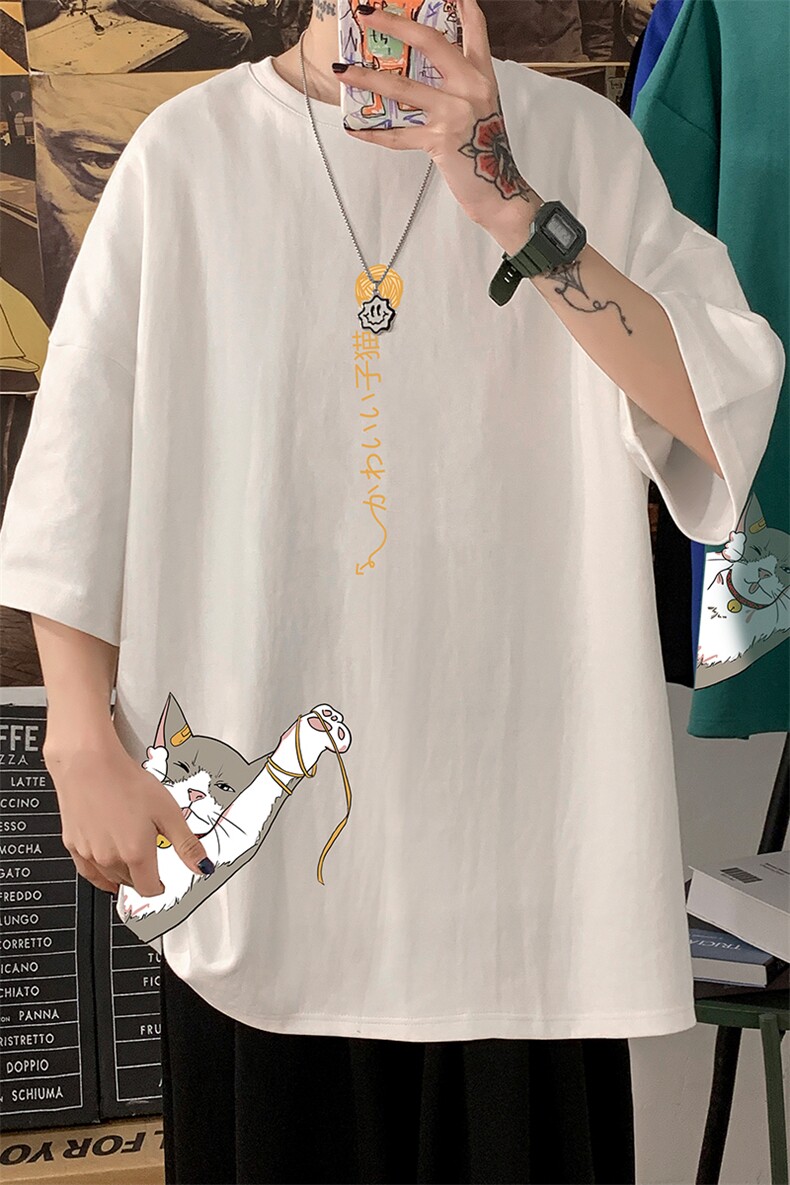 DX17013-P20纯短袖t恤男大码半袖打底衫宽松体恤衫港风,男装T恤,电商A040